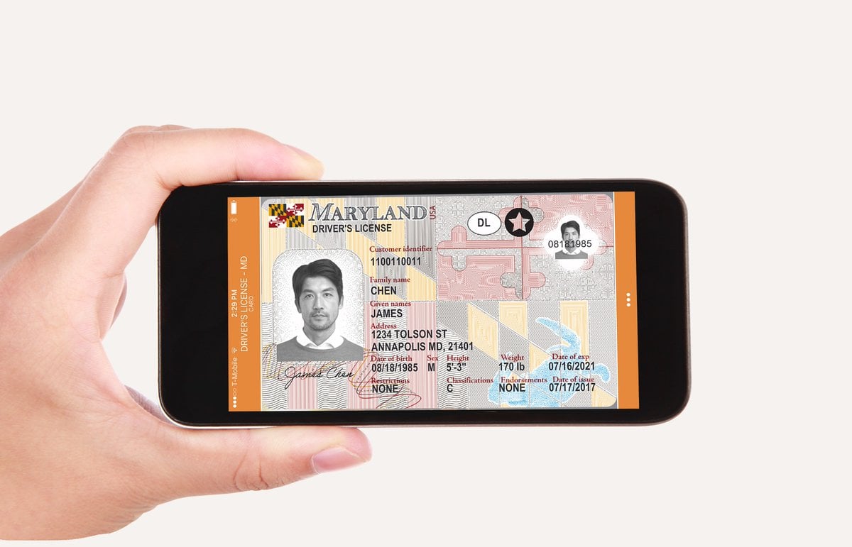 Maryland Digital License